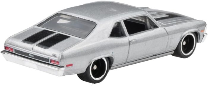 Hot Wheels Fast and Furious - 1970 Chevrolet Nova SS - HNW54 - Grey-Silver - Image 3
