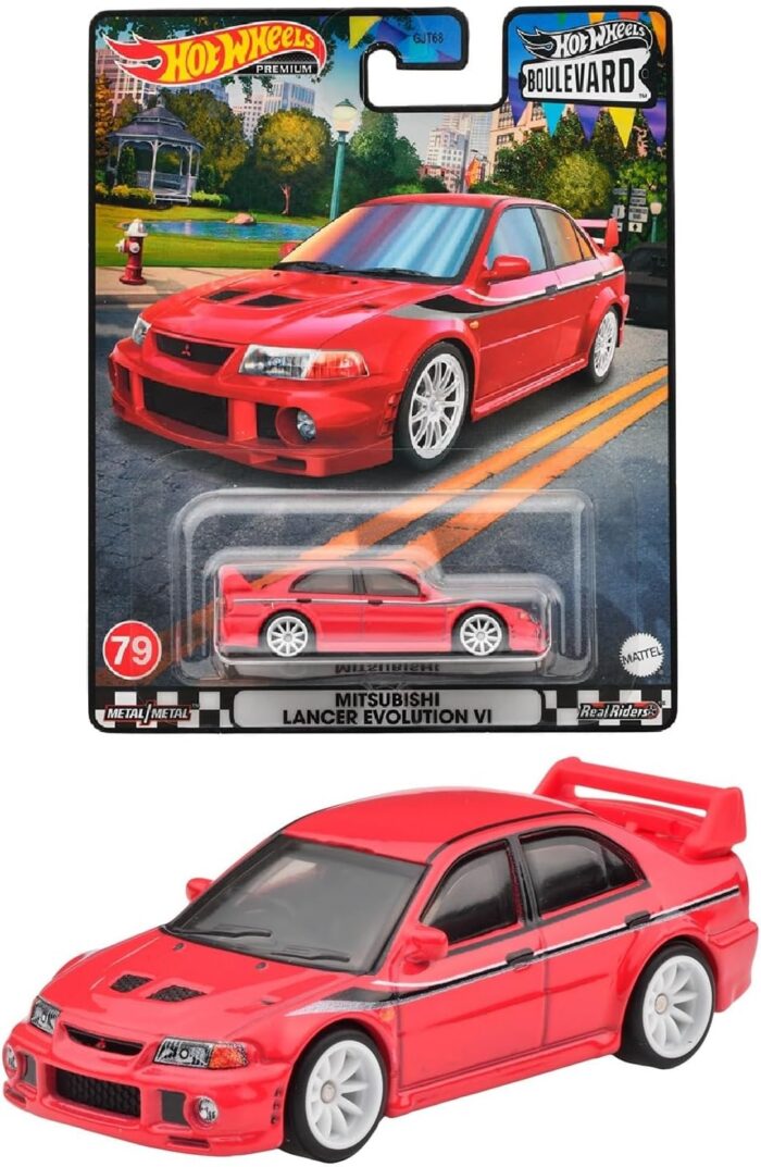 Hot Wheels Boulevard #79 - Mitsubishi Lancer Evolution VI - Red - HKF26 - Image 4