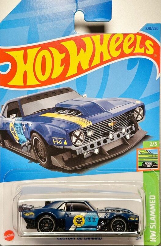 Hot Wheels – Custom Camaro 68 (HKG68). – Crazy 4 Diecasts