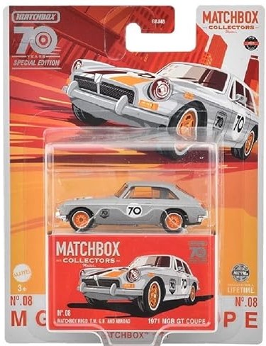 Matchbox 70th Ann Sp Edition - 1971 MGB GT Coupe [Imported].