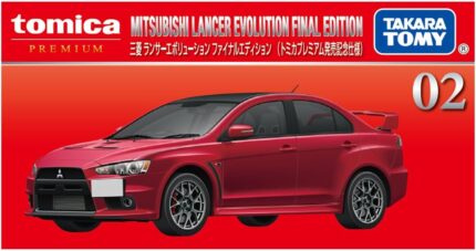 [Imported] Tomica Premium #02 - Mitsubishi Lancer Evolution Final Edition (Tomica Premium Release Commemorative Specification) - 298175
