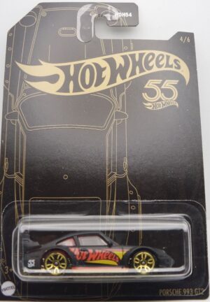 Hot Wheels - Porsche 993 GT2 (HLK06) 55th Anniversary Pearl & Chrome 2023.