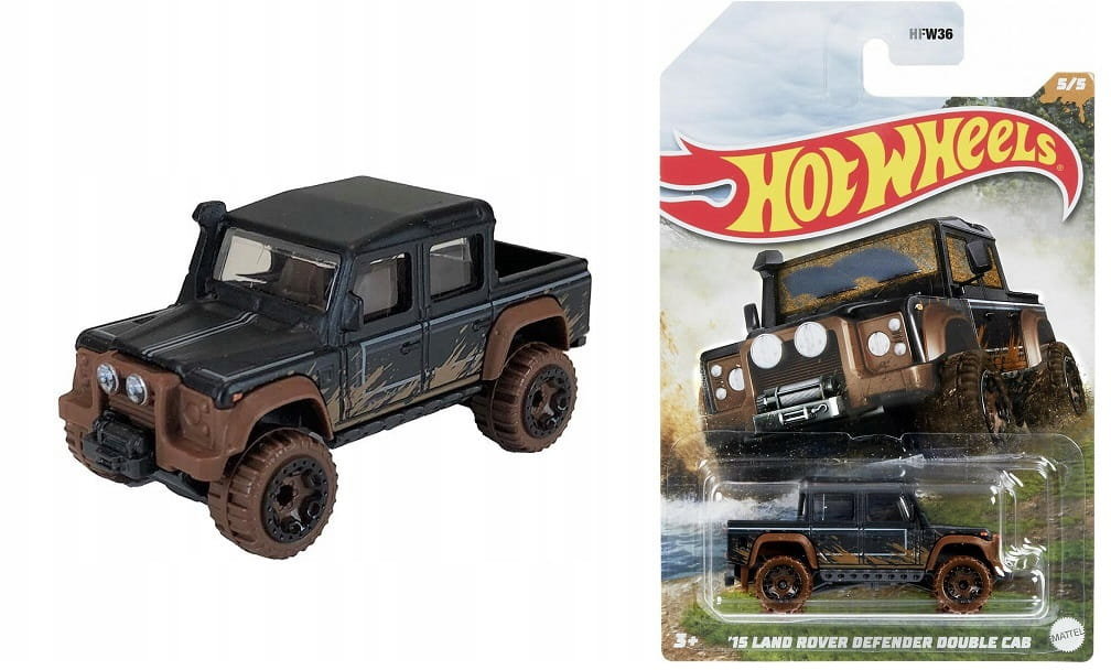 Hot wheels land rover defender double cab deals