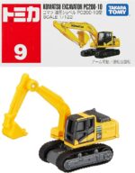 Tomica # 9 - Komatsu Excavator PC200-10 [Imported].