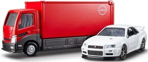 Tomica Premium Transporter - Nissan Skyline GT-R V Spec II Nur [Importer]. - Image 2