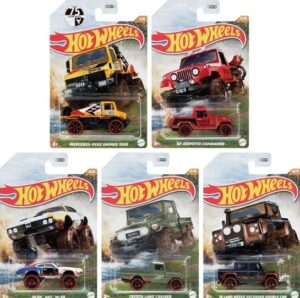 Hot Wheels Themed - Muddy Off Road 5 cars Pack (GDG44) [Imported].