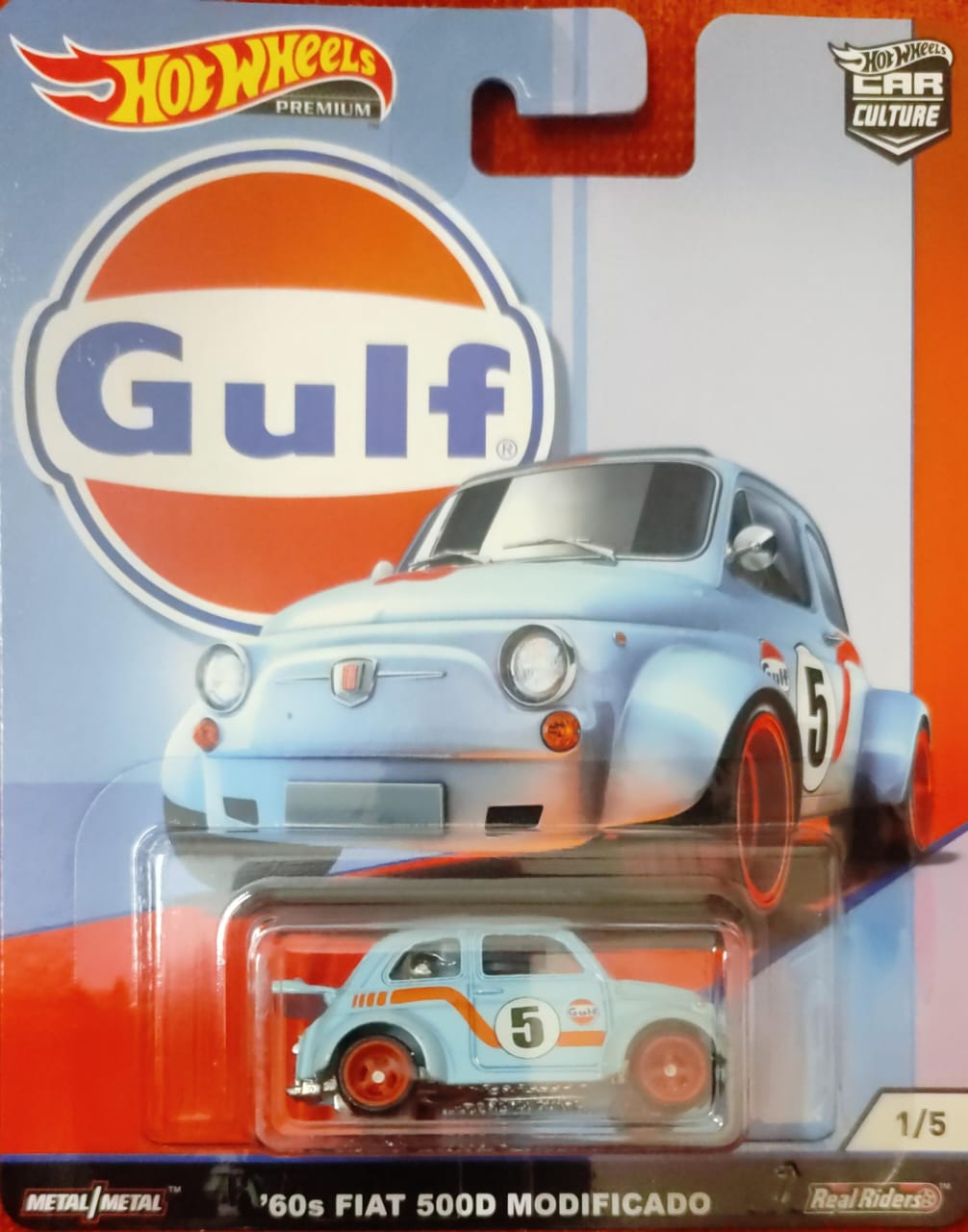 WhatsApp Image 2024-03-06 at 17.21.51 Hot Wheels Premium - Fiat 500D Modificado 60s (FYN57). - Image 1