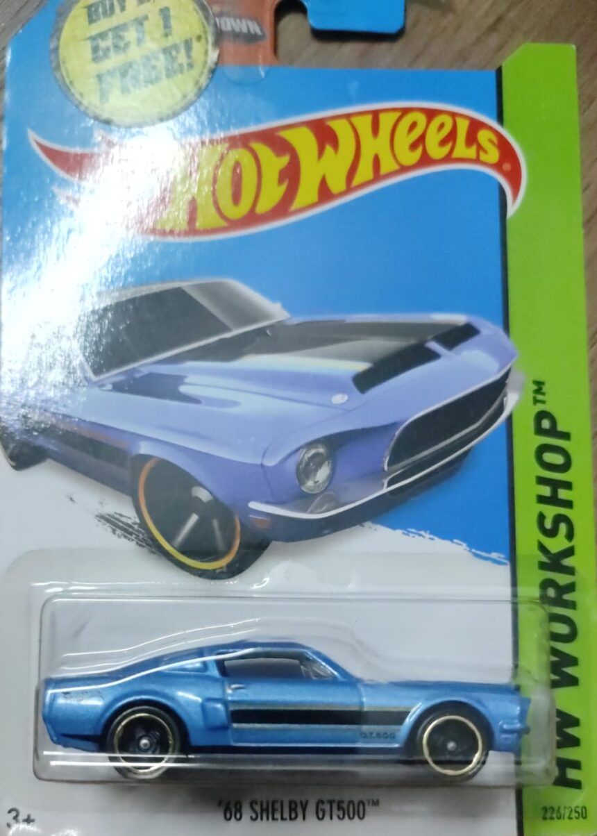 Hot Wheels – Shelby 68 Gt 500 (cfj04). – Crazy 4 Diecasts