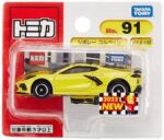 Tomica #91 - Chevrolet Corvette (Blister) [Imported].