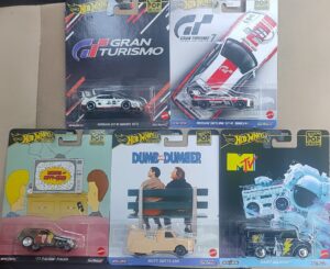 Hot Wheels Premium Pop-Culture - Full Set of 5 Cars