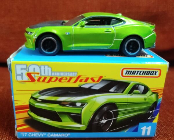 Matchbox 50th Anniversary Superfast – 17 Chevy Camaro (Opened). – Crazy ...