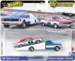 Hot Wheels Team Transporter - 66 Chevelle & 72 Chevy Ramp Truck [Imported].