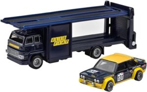 Hot Wheels Team Transporter - Fiat 131 Abarth & Second Story Lorry [Imported]. - Image 2