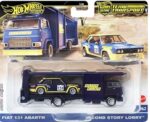 Hot Wheels Team Transporter - Fiat 131 Abarth & Second Story Lorry [Imported].