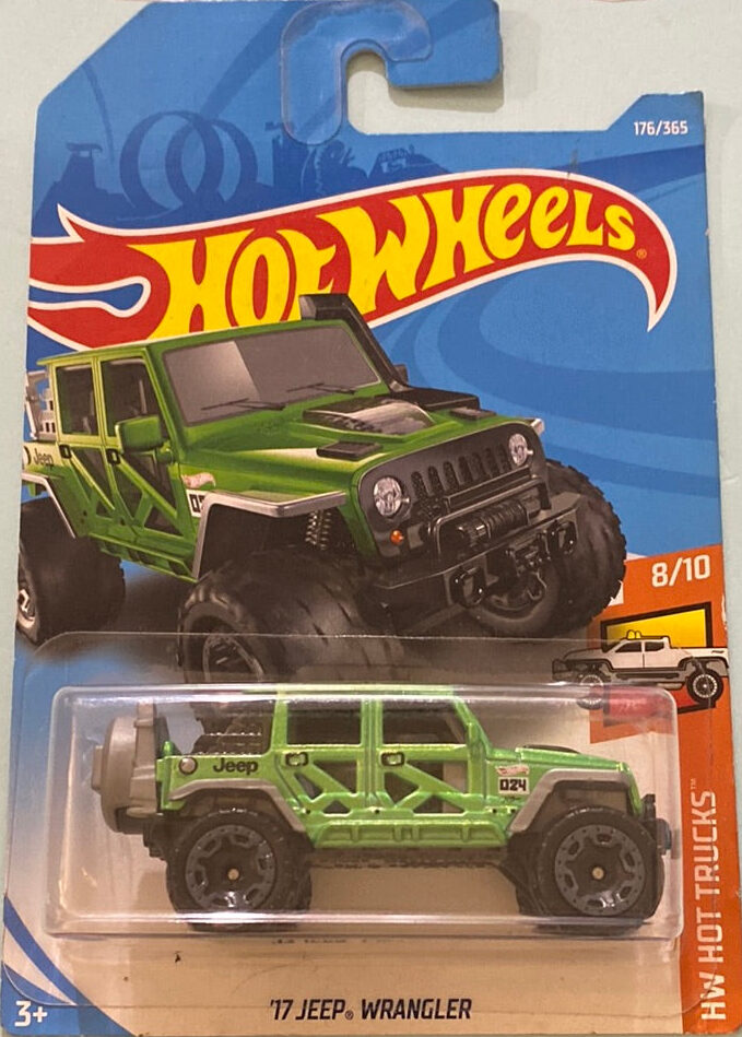 J Hot Wheels - Jeep Wrangler 17 (FJY56). - Image 1