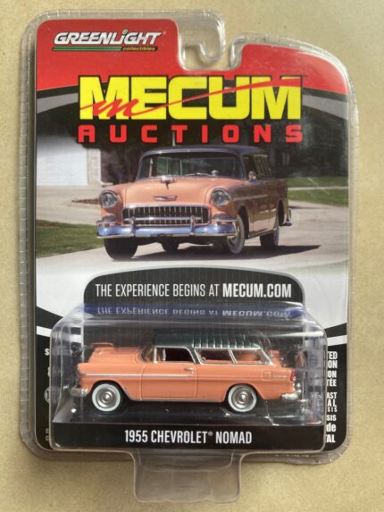 Greenlight - 1955 Chevrolet Nomad - Peach - Mecum Auctions Series 3