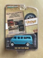 Greenlight - 1968 Ford Club Wagon - Blue - Vintage AD Cars Series 2