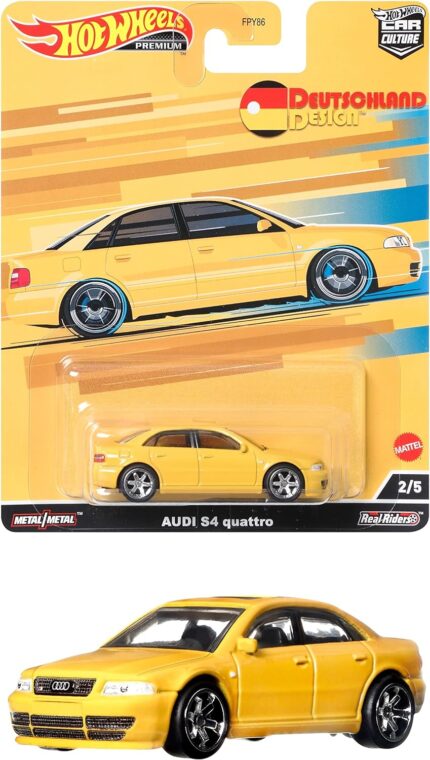 Hot Wheels Car Culture Deutschland Design - Audi S4 Quattro (HCJ95) [Imported].