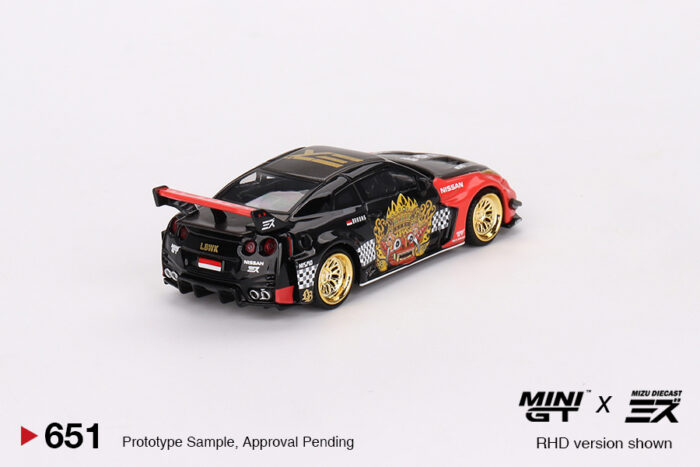 MINI GT - LB-Silhouette WORKS GT Nissan 35GT-RR Version1`BARONG` MiZu Exclusive - Image 4