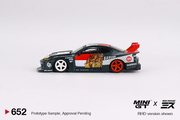 MINI GT - Nissan Silvia (S15) LB-Super Silhouette`GARUDA` MiZu Exclusive - Image 4