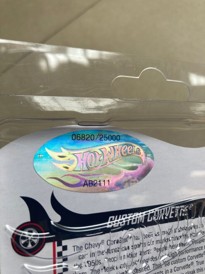 Hot Wheels RLC - Custom Corvette - Black - #6820/25000 - Image 7