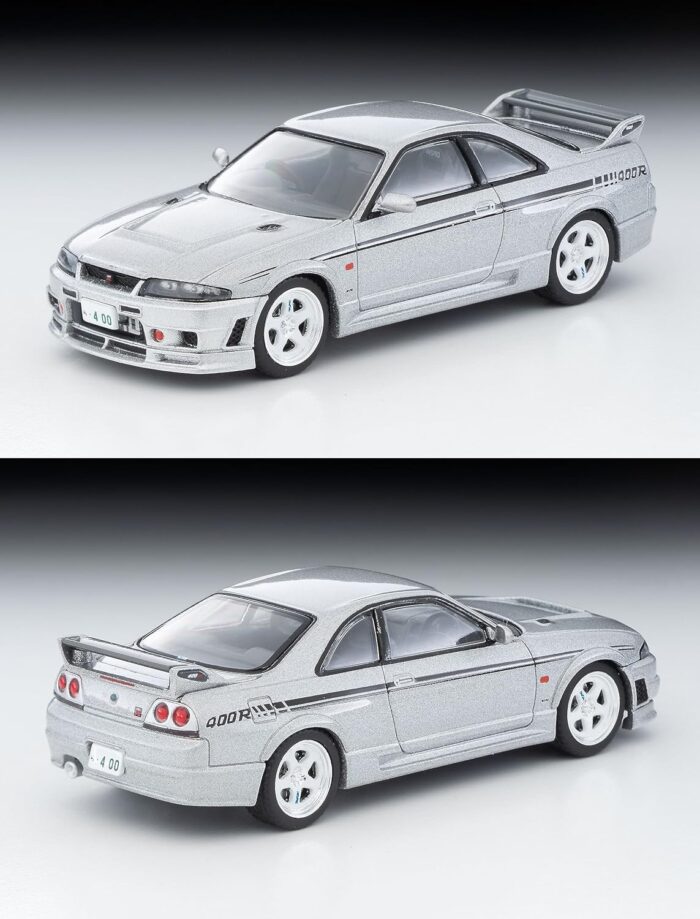 Tomica Limited Vintage NEO 1/64 Nismo 400R Nissan Skyline R33 - Silver - Image 2