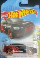 Hot Wheels - 2008 Lancer Evolution (GHC82) - Advan Red & Black [US Card].