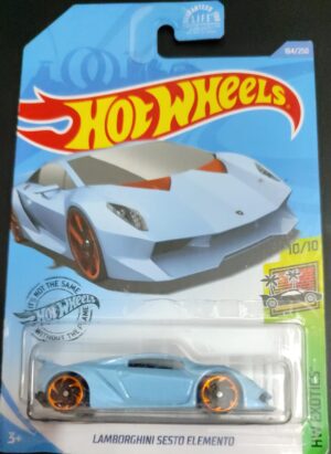 Hot Wheels - Lamborghini Sesto Elemento (GHC35) [US Card] Bent Card.