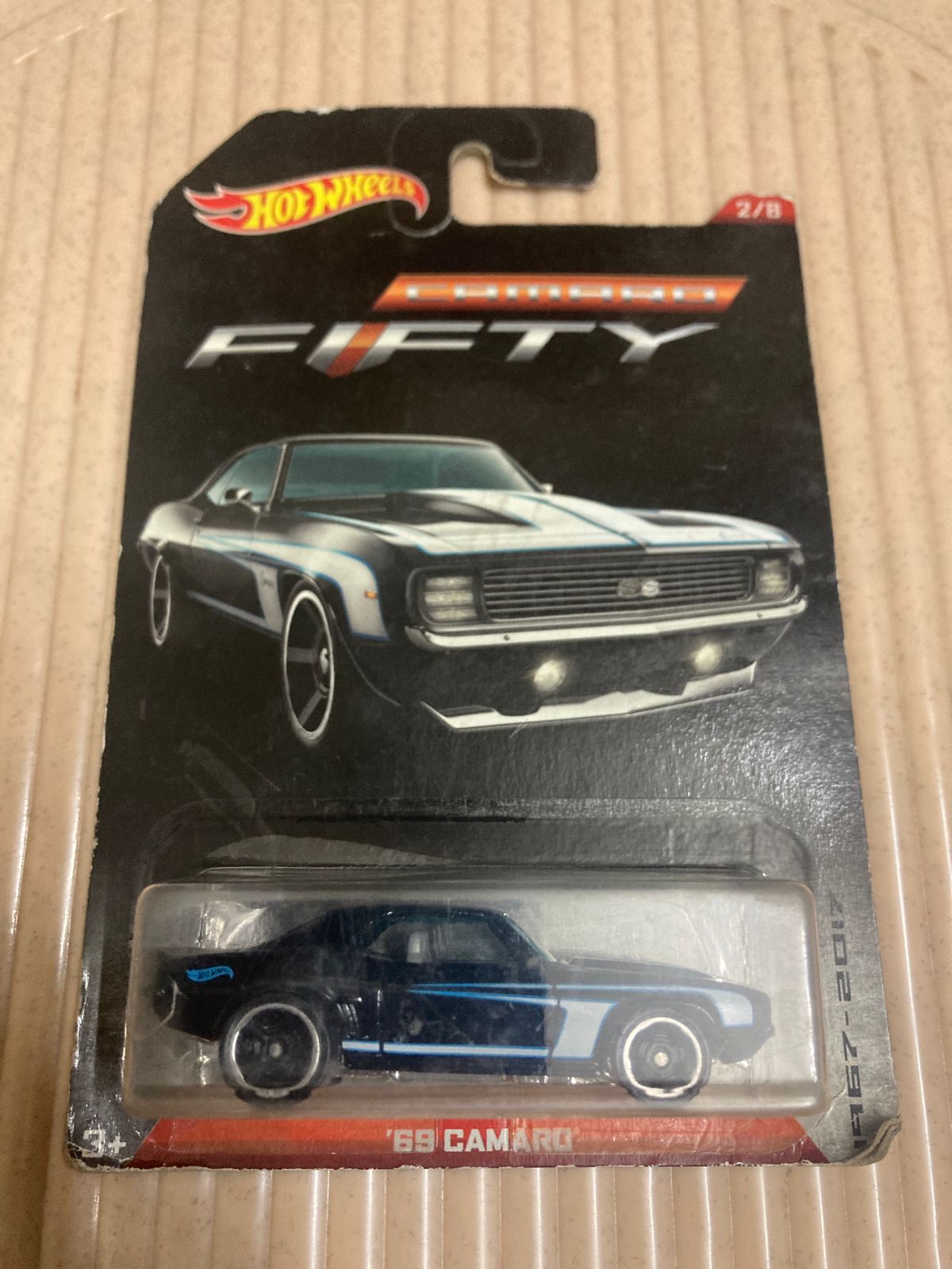 69 Camaro Black - DWD23 69 Camaro - Black - Camaro Fifty Series - DWD23 ***Bad Card & Blister*** - Image 1