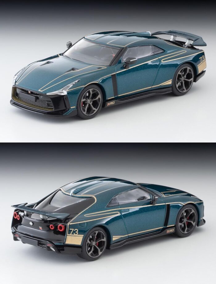 Tomica Limited Vintage Neo 1/64 LV-N Nissan GT-R50 by Italdesign Dark Green - Image 3
