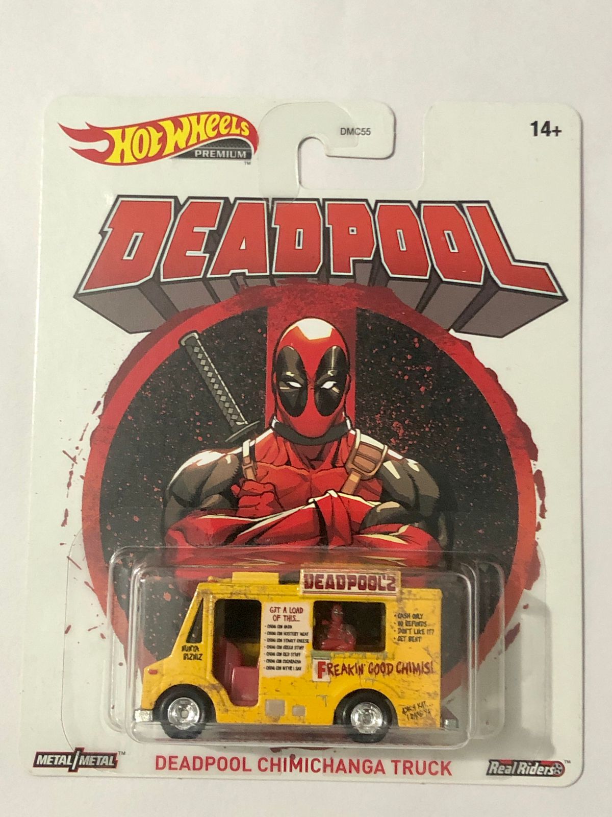 GRP96 Hot Wheels Premium - Deadpool Chimichanga Truck (GRP96). - Image 1