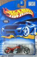 Hot Wheels - Blast lane Bike Orange (27497) [Vintage - US Card].