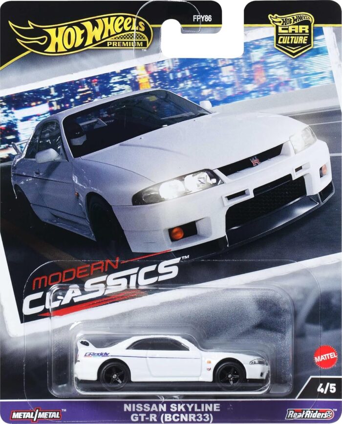 Hot Wheels Car Culture - Nissan Skyline GT R BCNR33 (HRV99) [Imported]. - Image 1
