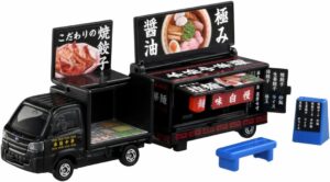 Tomica Long # 142 - Subaru Sambar Kitchen Trailer [Imported]. - Image 2