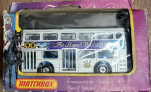 Matchbox Lesney - London Double Decker Bus (KRW15) [The Royal Wedding Commemorative] 1:43 Scale.