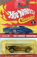 Hot Wheels Classics - Camaro 1967 Convertible (J2763).