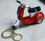Vespa Scooter Look alike Key chain - Red.