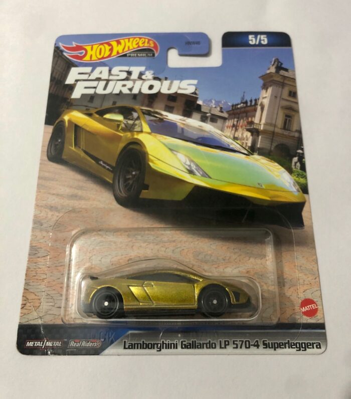 Hot Wheels Fast and Furious - Lamborghini Gallardo LP 570-4 Superleggera - HMG52 - Golden - Image 1