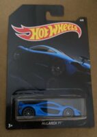 Hot Wheels McLaren P1 (GBB76) 2019 Exotics Card Art Premium (Blue)