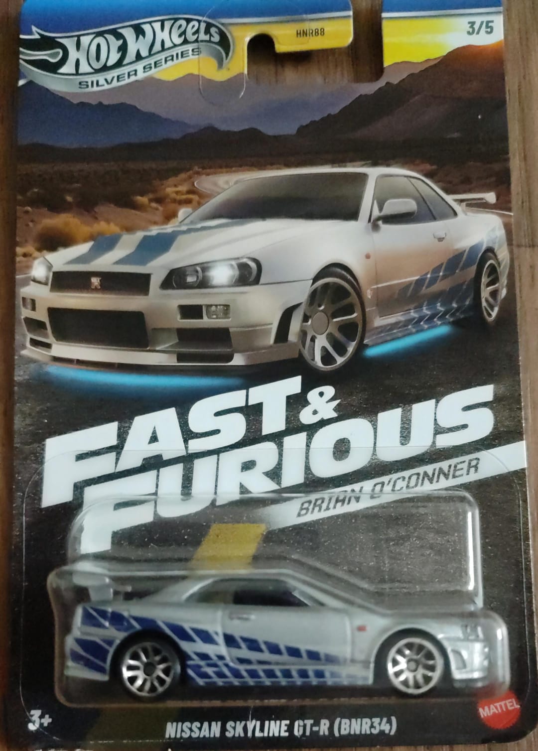 WhatsApp Image 2025-04-16 at 18.29.47 Hot Wheels Silver Series Fast & Furious : Nissan Skyline GT R BNR34 (JBY31). - Image 1