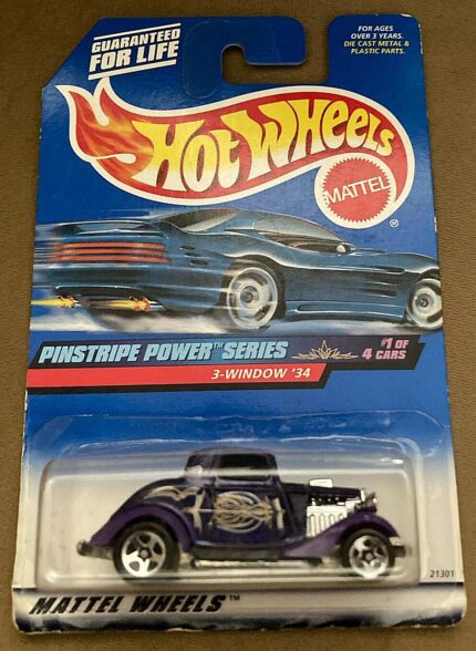 3-Window 34 Ford - Purple - 21301
