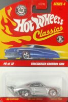 Hot Wheels Classics 40th Anniversary - Volkswagen Karmann Ghia (M1863) Chrome.