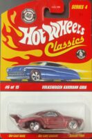 Hot Wheels Classics 40th Anniversary - Volkswagen Karmann Ghia (M1863) Spectraflame Red.