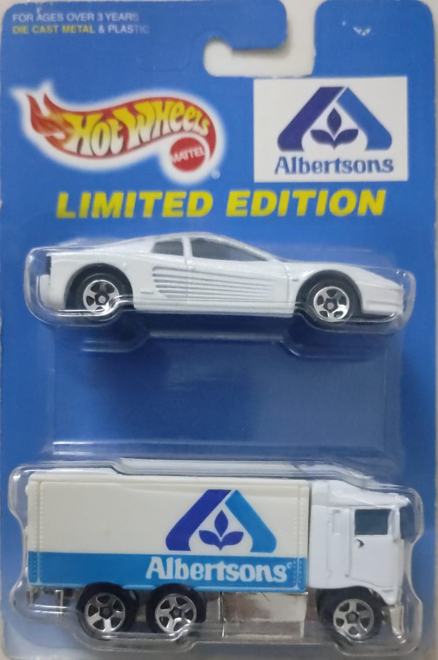 Ferrari Hot Wheels Albersons Limited Edition - Ferrari Testarossa & Hiway Hauler (18188). - Image 1