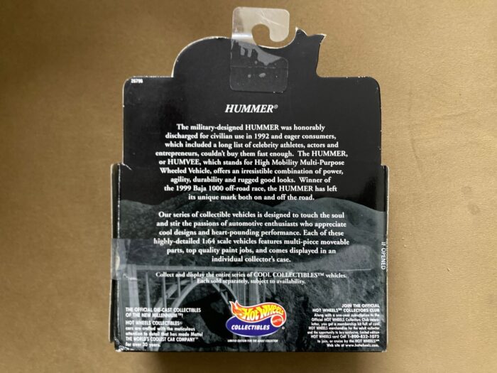 Hot Wheels 100 Percent - Hummer H1 - 26796 (Imported) - Image 2