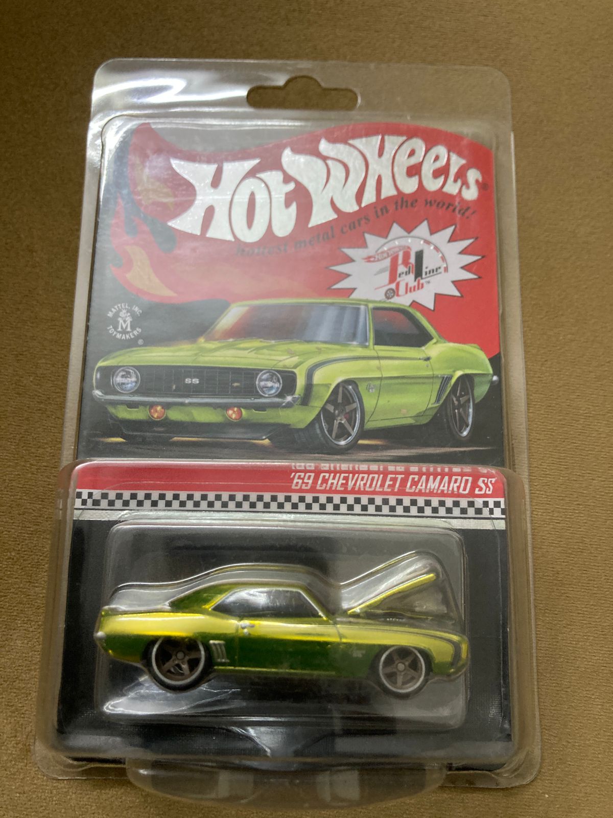 Hot Wheels RLC - 1969 Chevrolet Camaro SS - GXJ16-1 Hot Wheels RLC - 1969 Chevrolet Camaro SS - GXJ16 - Serial# 19482/30000 - Image 1