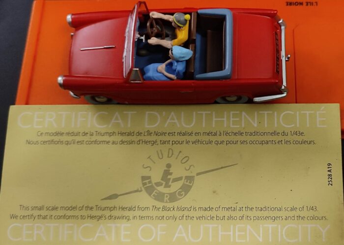 Tintin - Triumph Herald Cabriolet (Opened - Mint). - Image 2