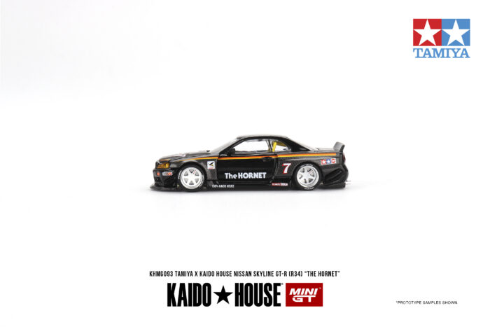 Nissan Skyline GT-R (R34) TAMIYA x KAIDO HOUSE "The Hornet" - Black - Unsealed Mint - Image 5