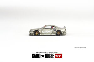 KAIDO HOUSE - Nissan Skyline GT-R (R34) Kaido Works V4 - Millenium Jade - Unsealed Mint - Image 5