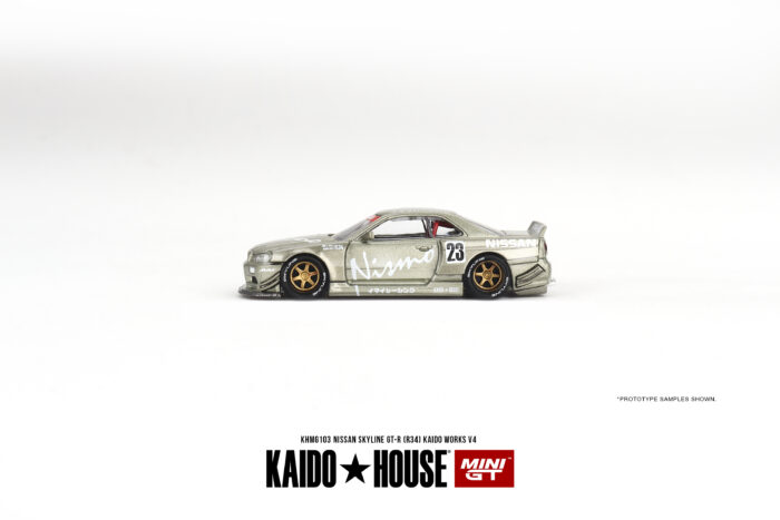 KAIDO HOUSE - Nissan Skyline GT-R (R34) Kaido Works V4 - Millenium Jade - Unsealed Mint - Image 5